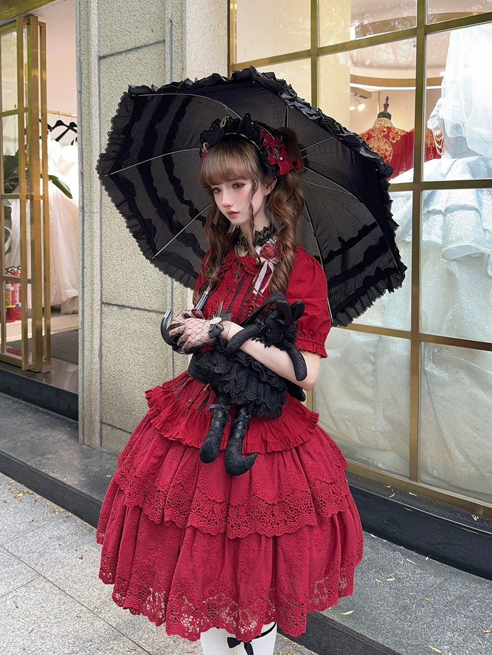 [Pre-order] Forest Rondo Lace Layer Skirt, 2-layer type