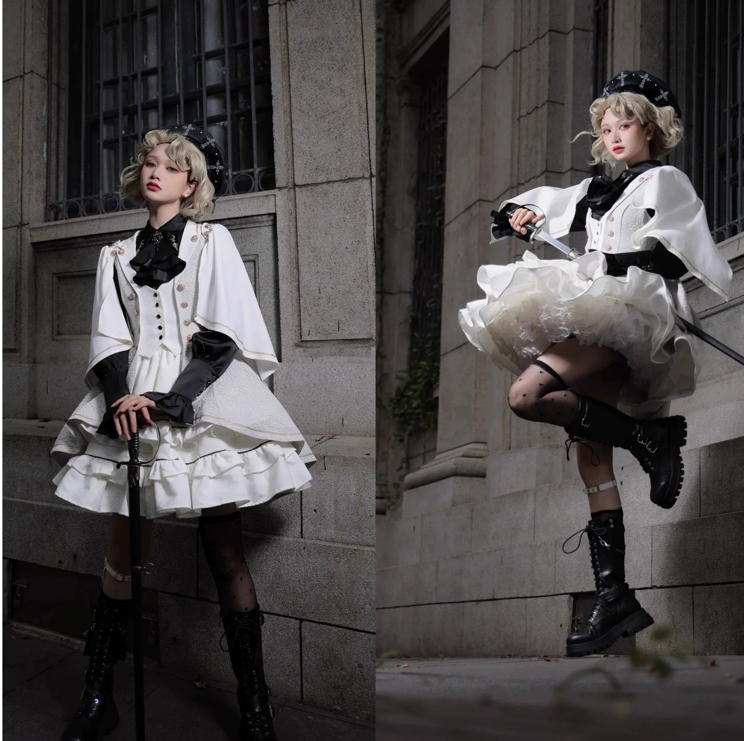 [Resale/Pre-orders until 10/16] Fallen Moon Law Tiered Mini Skirt
