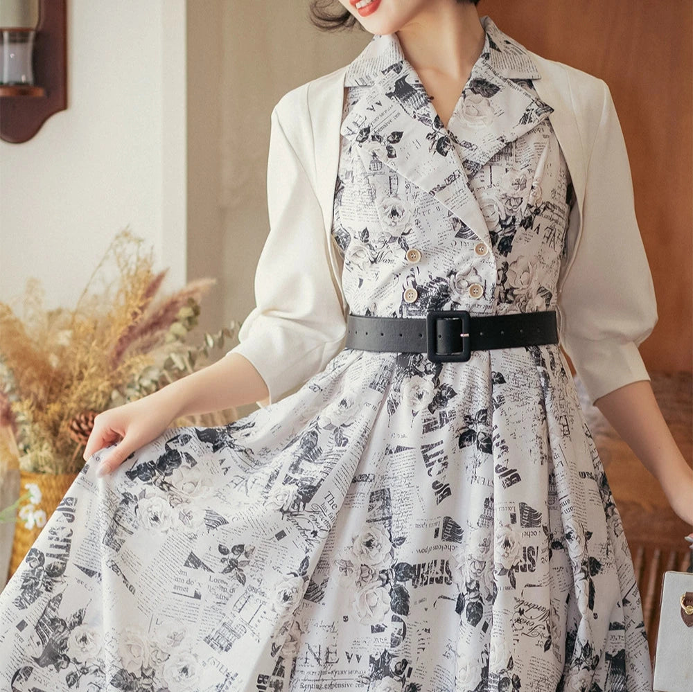 Afternoon Forest Retro Elegant Bolero [Buy together for 20% off!]