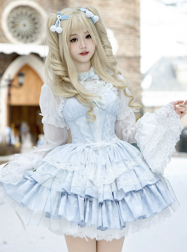 Ballet Fairy シアーフリル姫袖ブラウス