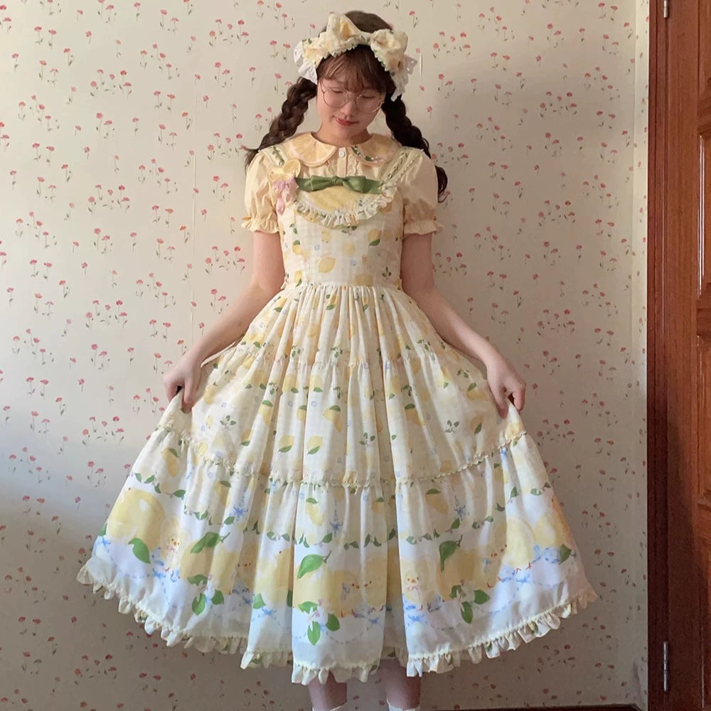 【受注予約5/14まで】Lemon Sweetie 半袖ブラウス