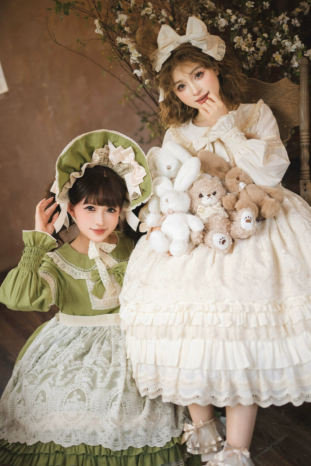 【予約販売】Sweetie Sheep フリルワンピース・無地タイプ