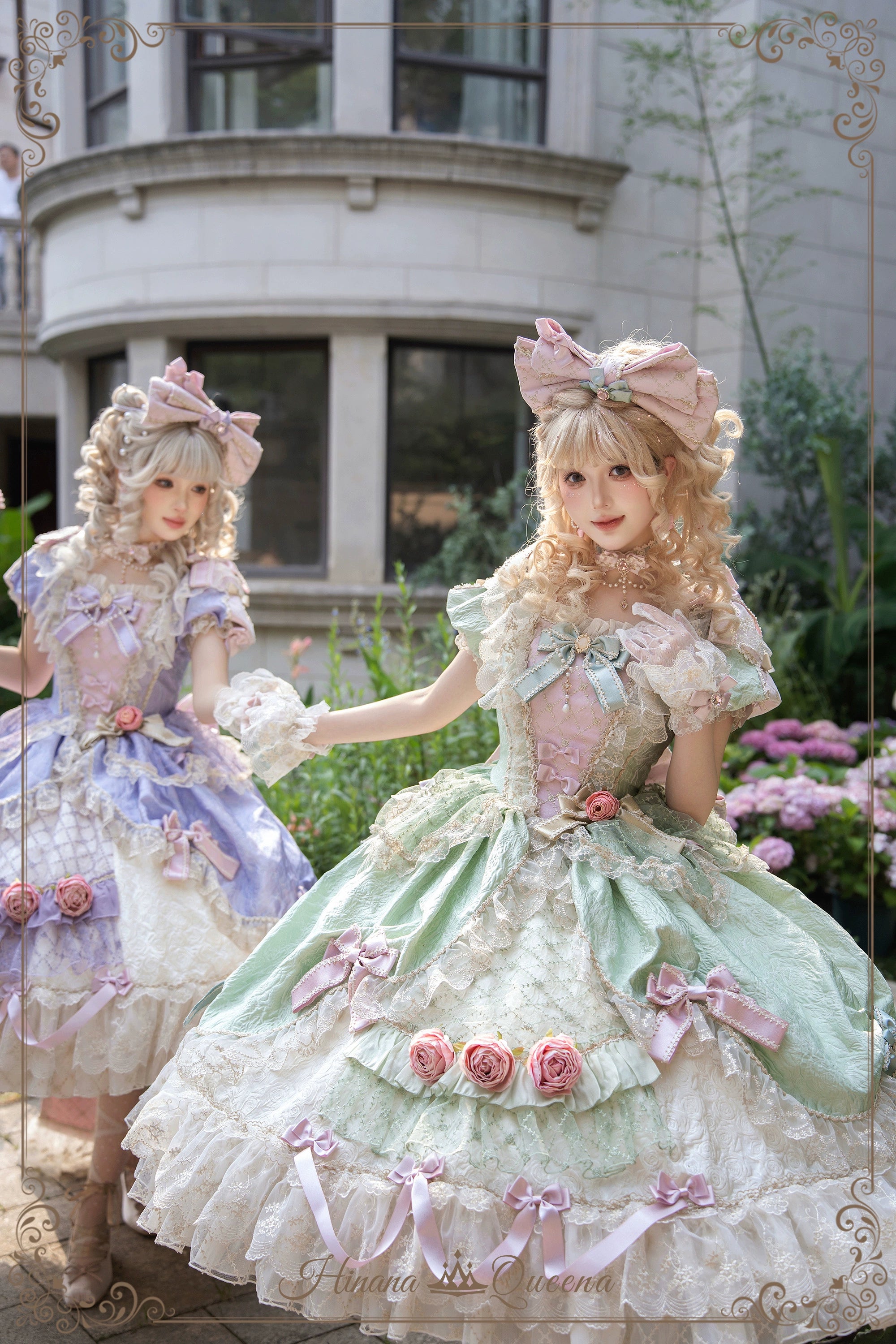 Mirror Snow White プリンセススイートドレス・パステルグリーン