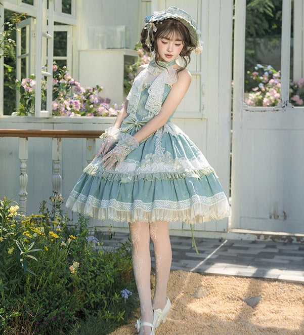 【受注予約7/1まで】最愛の鈴蘭 ホルターネックジャンパースカート