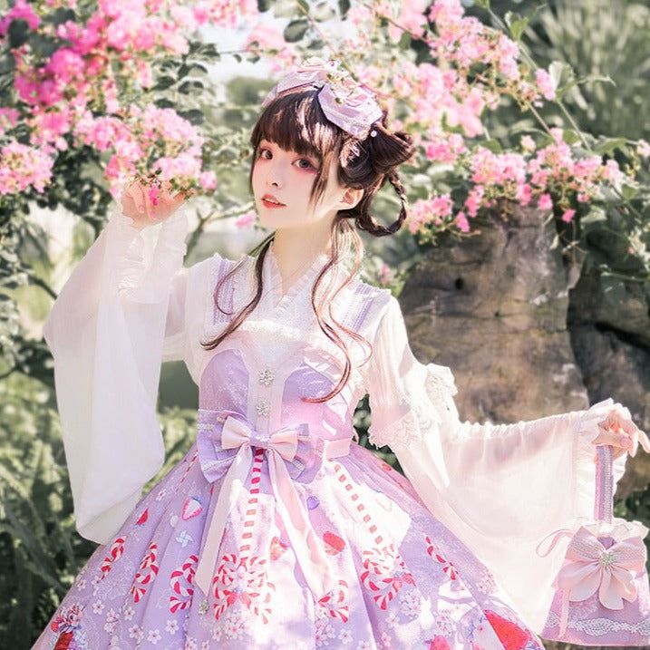 Ukizakura Japanese loli lace 3way blouse