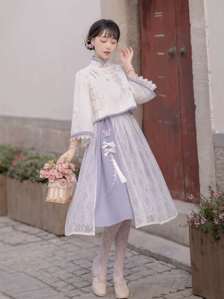 Wisteria butterfly and wisteria loli setup