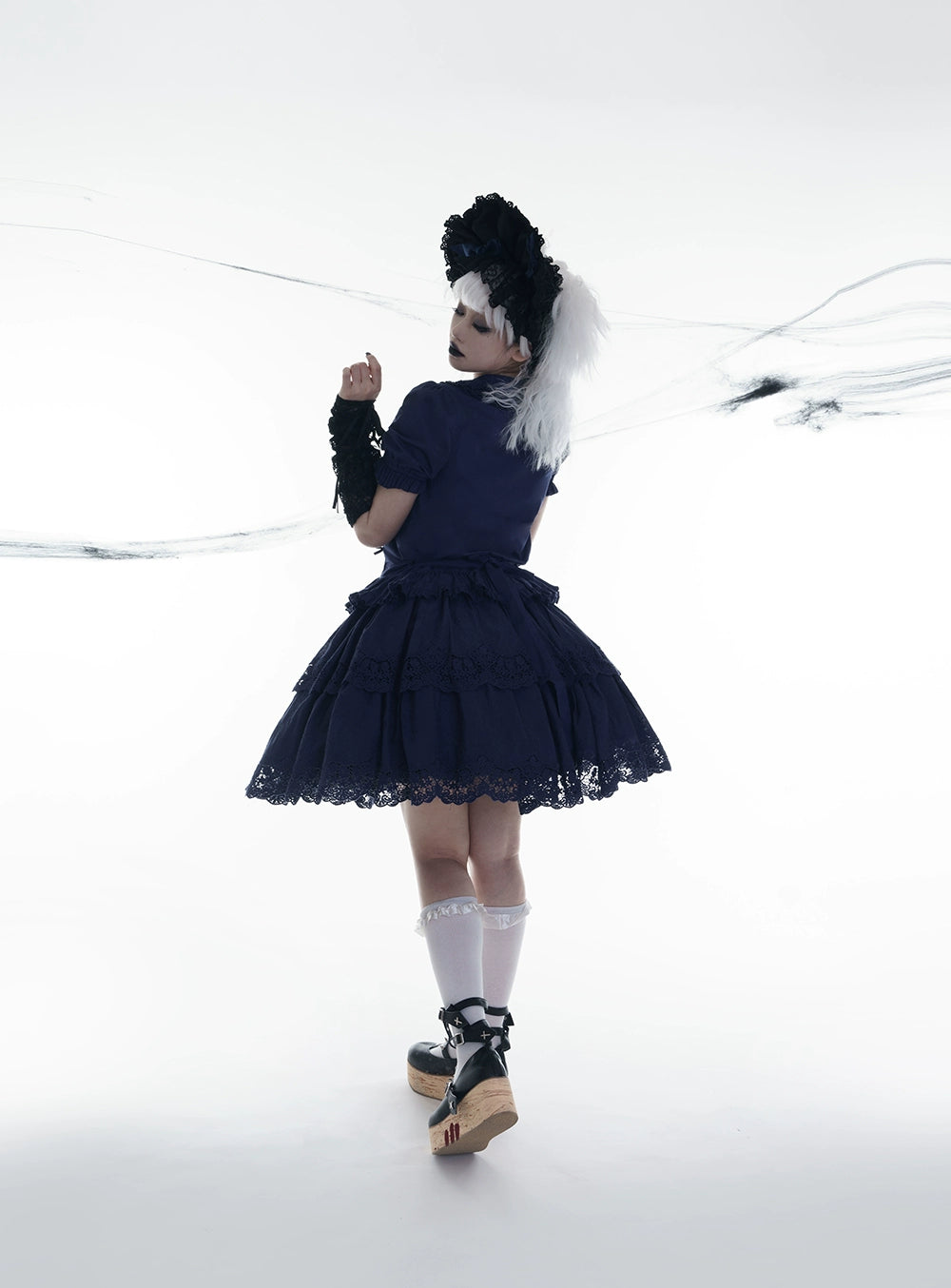 [Pre-order] Forest Rondo Lace Layer Skirt, 2-layer type