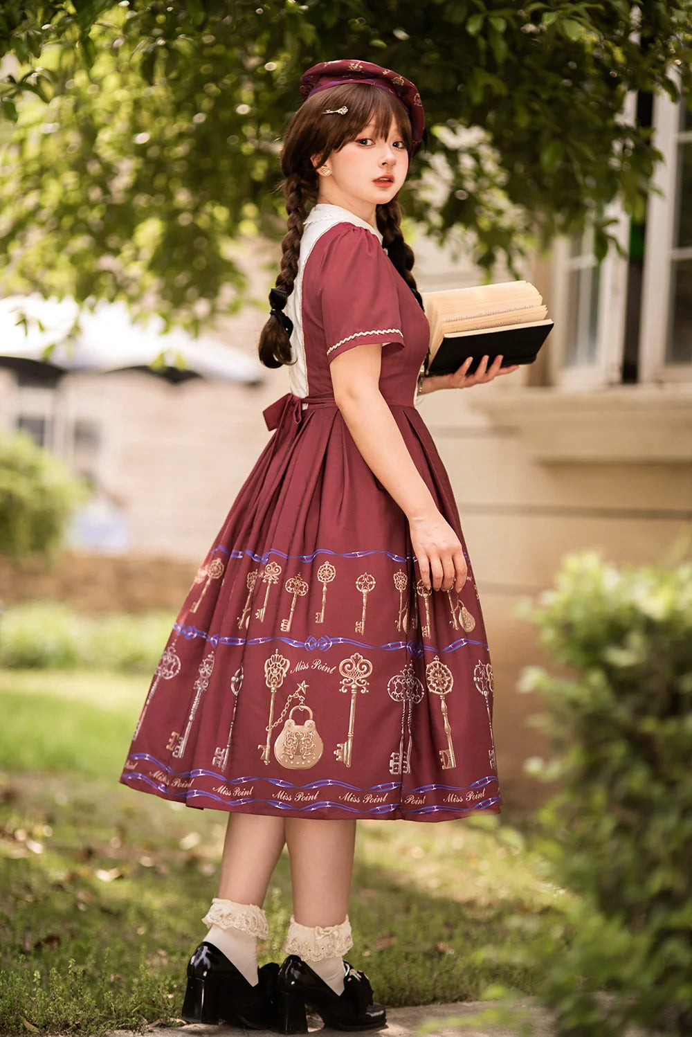 [Pre-order] Secret Key Antique Short Sleeve Dress