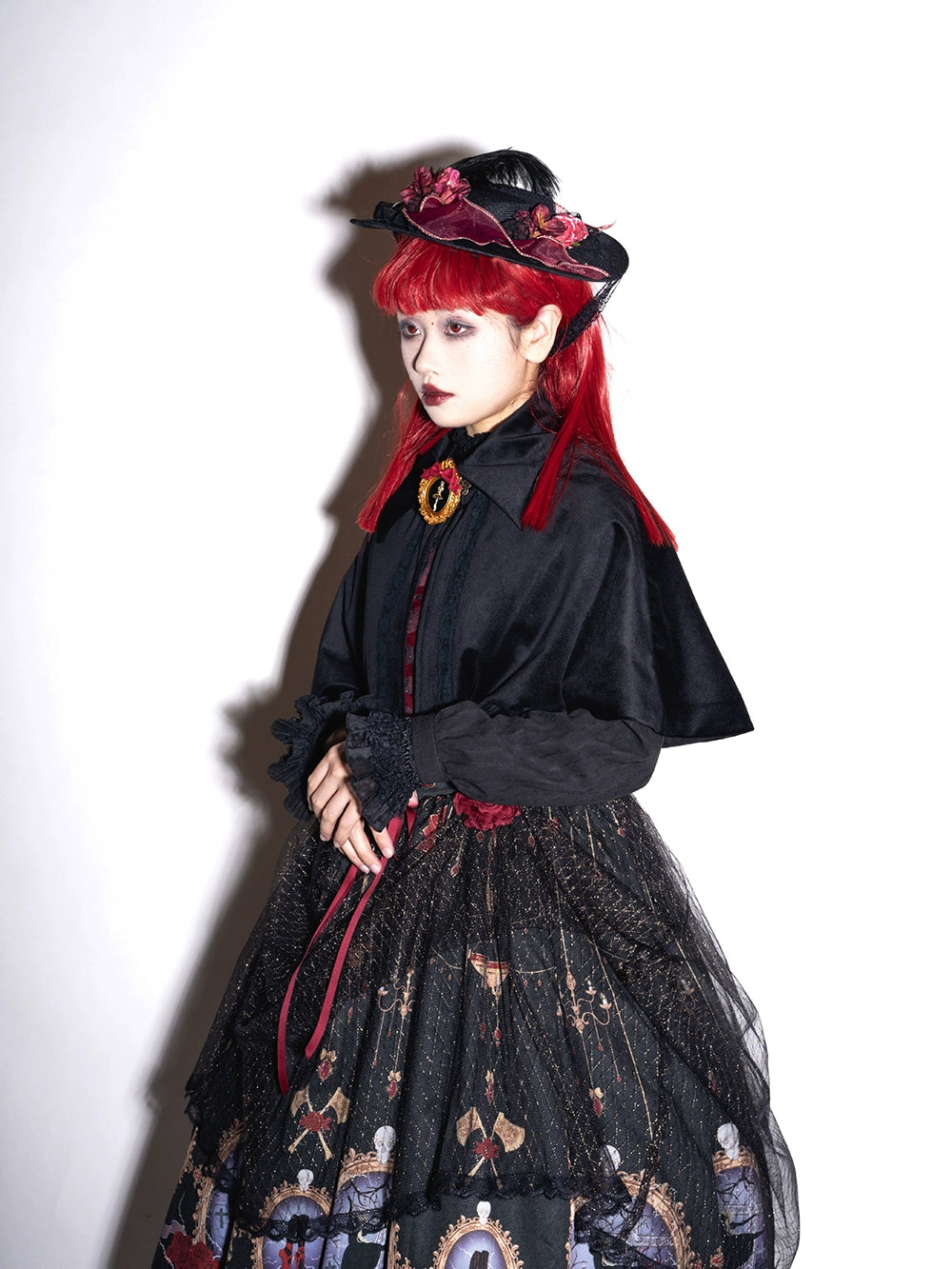 The Red Shoes Gothic Lolita Cloak