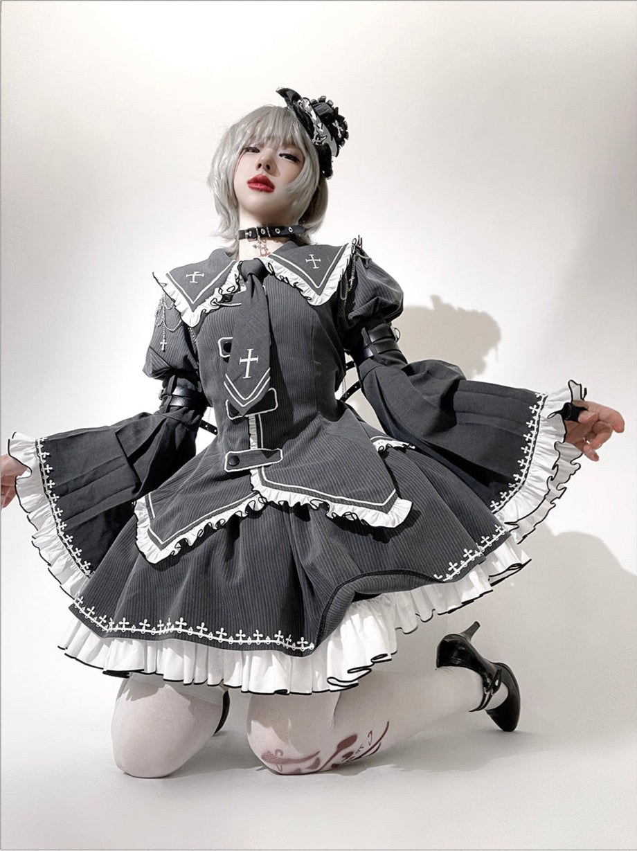 Cross Belt 制服風ゴシックセットアップ