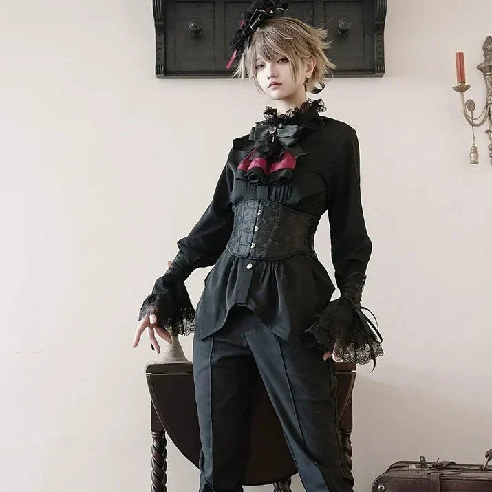 [Only available with simultaneous purchase] Pilgrim's Coffin Prince's Head Dress and Corset