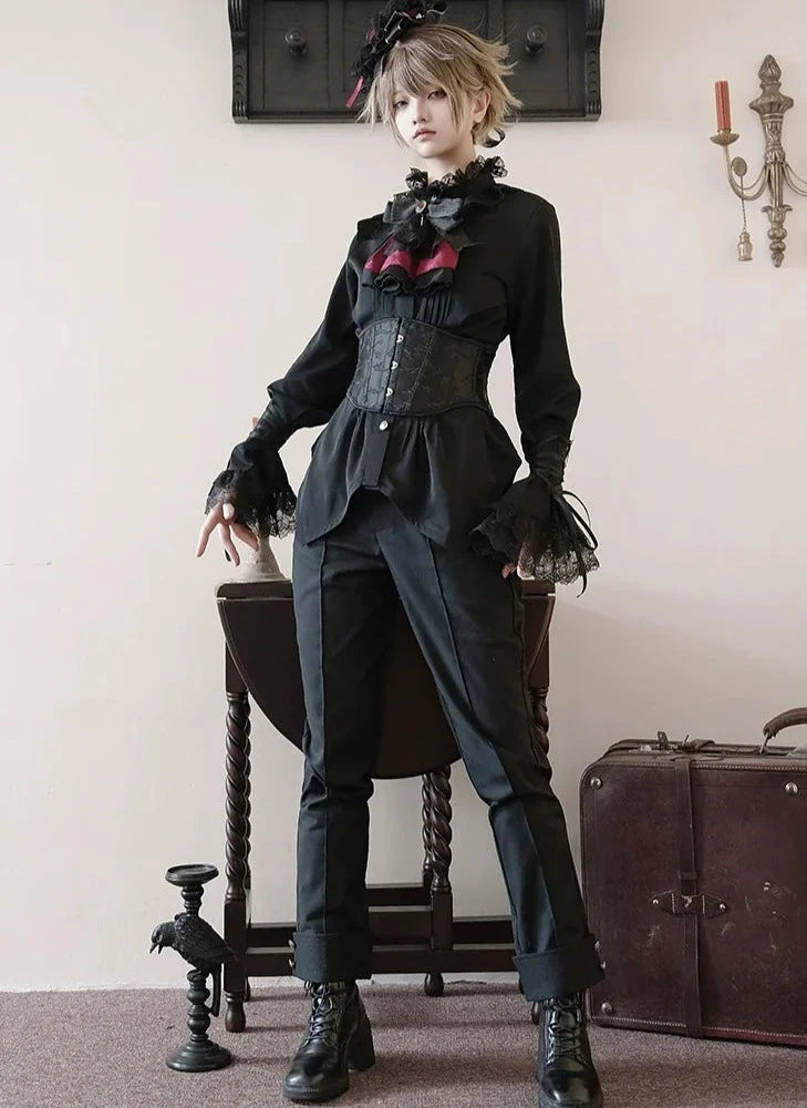 Pilgrim's Coffin Prince-style Long Pants