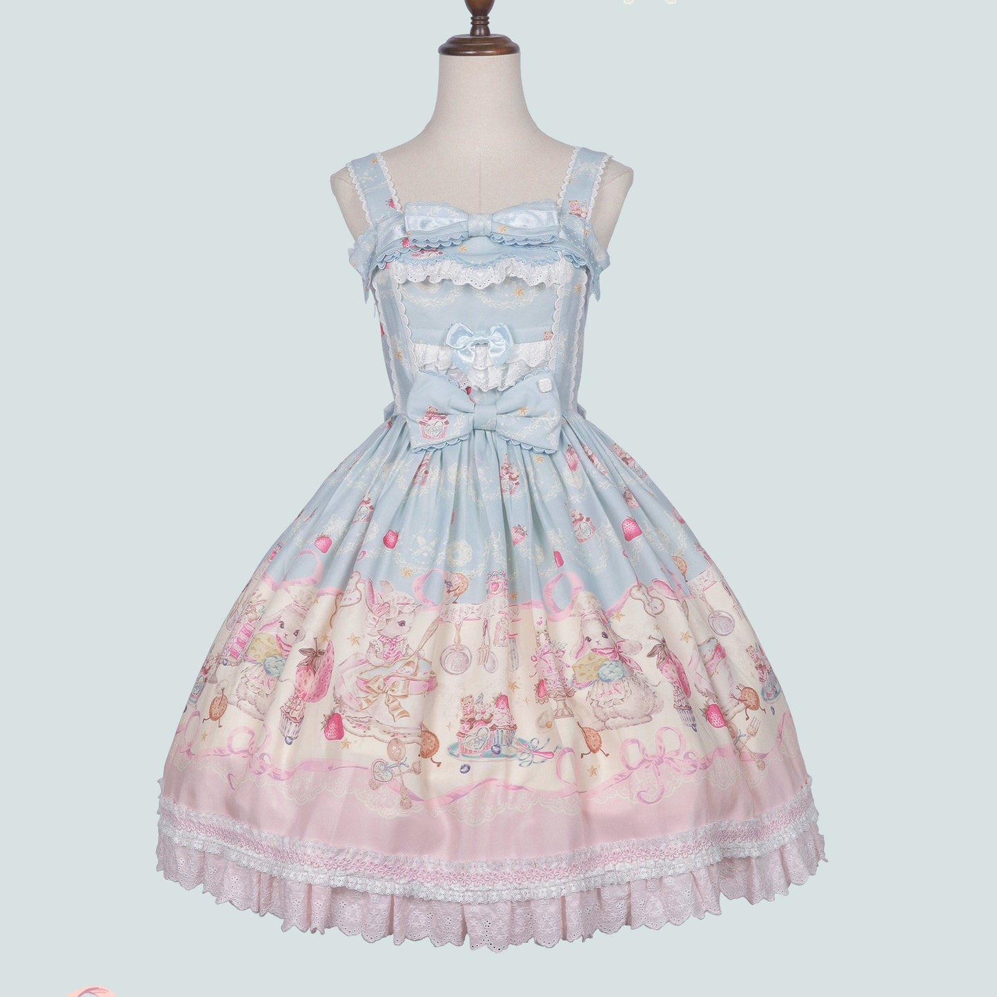 【受注予約1/7まで】Bunny Bakery ジャンパースカート