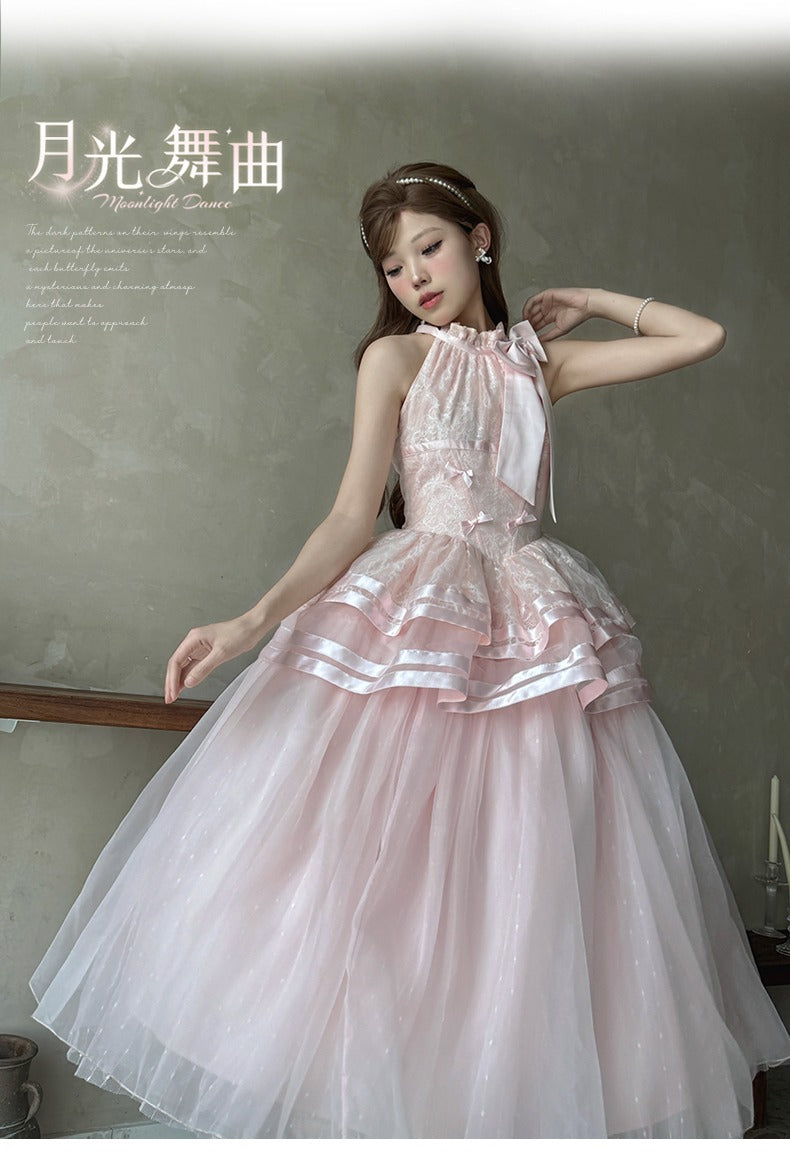 月光舞曲 ホルターネックドレス