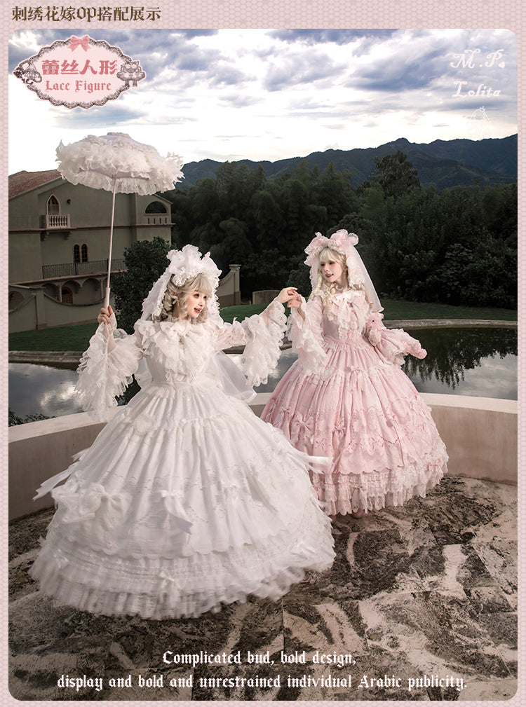 【受注予約12/23まで】Lace Figure 刺繍ラグジュアリードレス