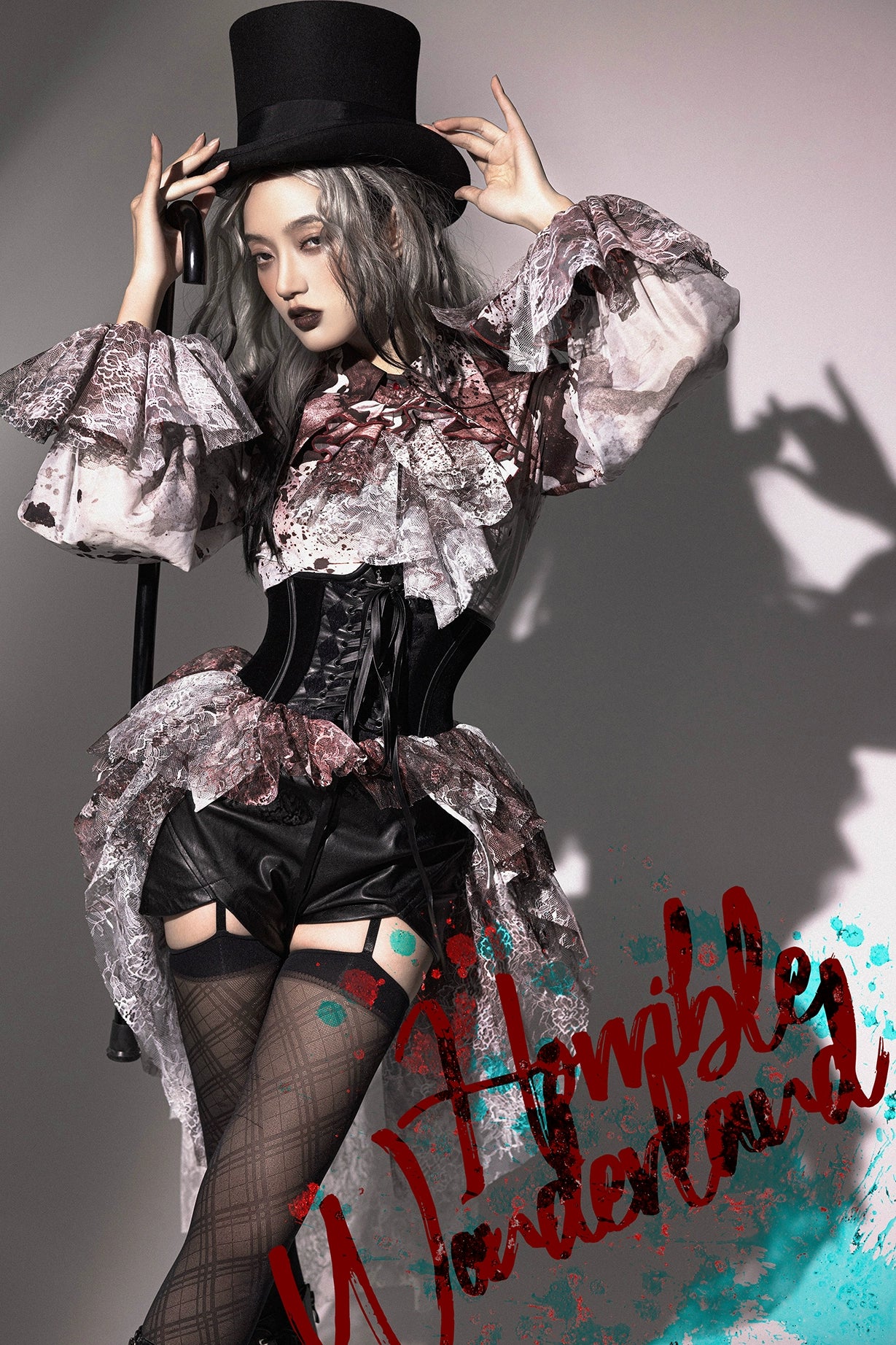 [Pre-orders until 9/18] Horrible Wonderland Corset with Tail