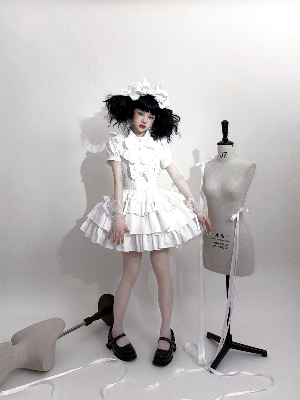 Doll's House フリル半袖ブラウス 全3色