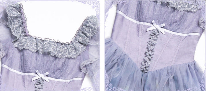 【予約販売】Wisteria in the Mist シアーワンピース