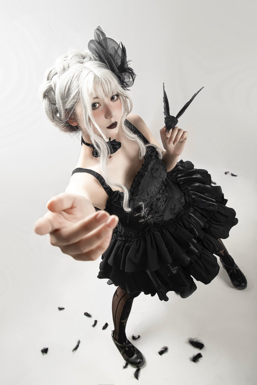 Night Visit Vampire Mini Jumper Skirt
