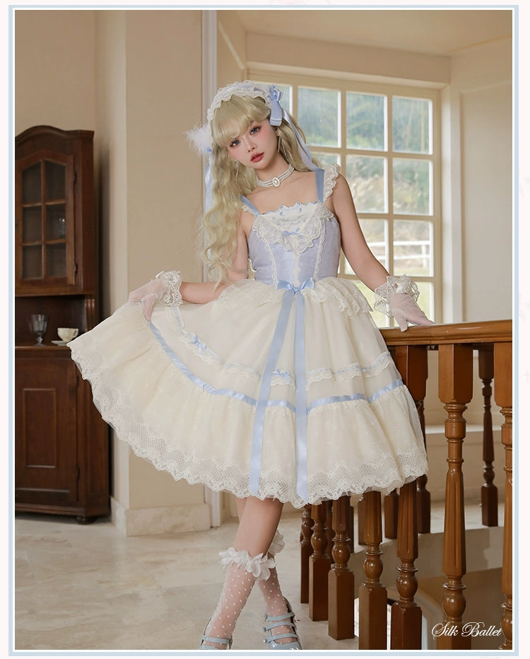 [Pre-orders available until 1/28] Silk Ballet Jumper Skirt - Mid-length