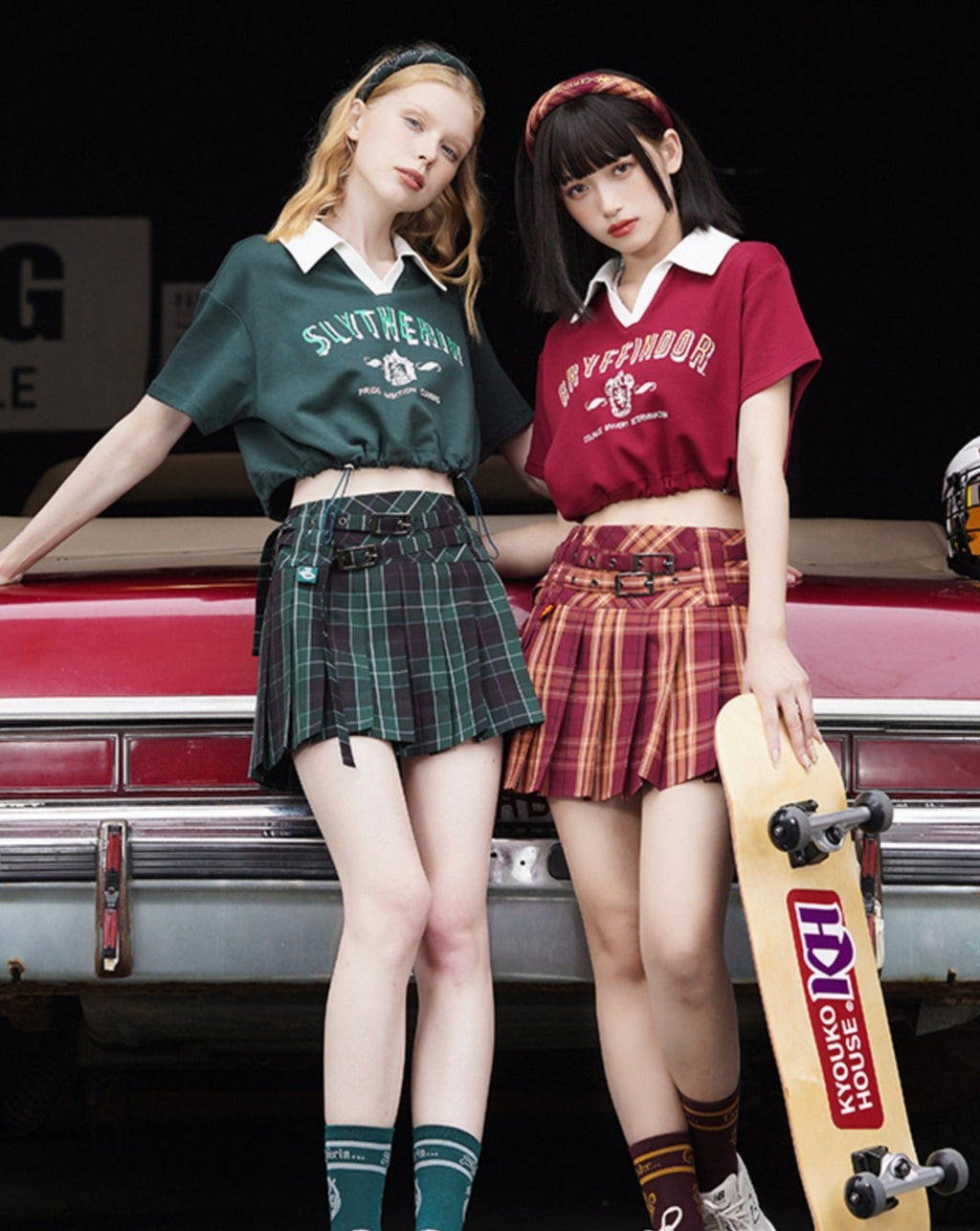 [Pre-order] Hogwarts School of Witchcraft and Wizardry check low-rise miniskirt