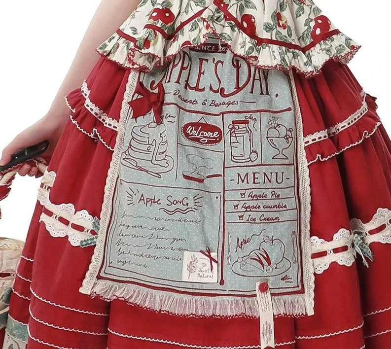 [Sale period has ended] Apple Paradise Tops &amp; Skirt Set/Long Length