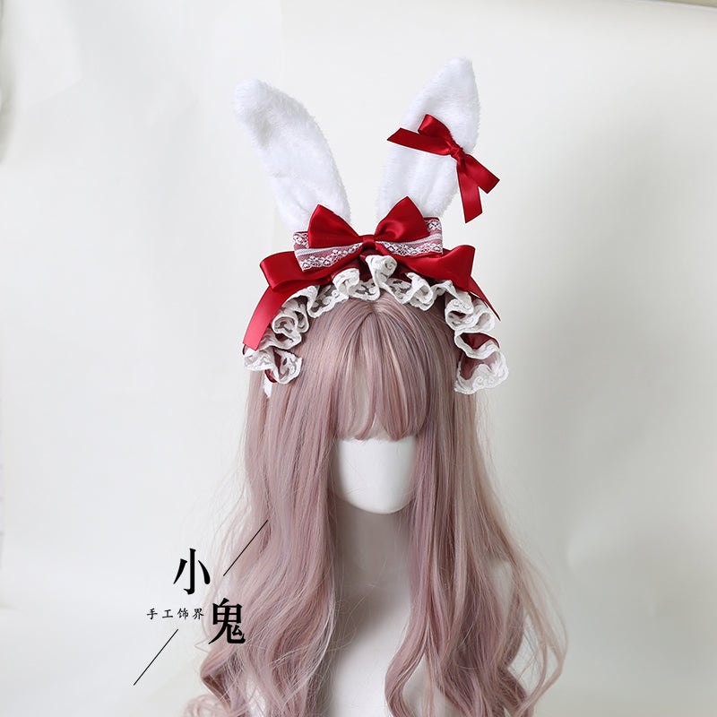 rabbit ear ribbon headband