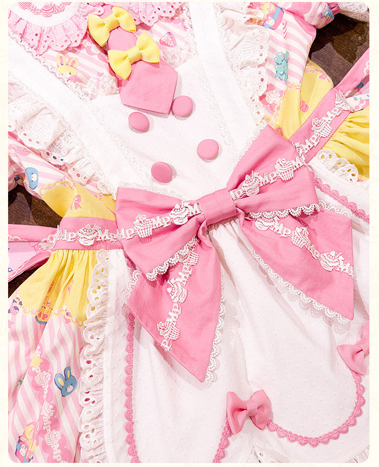 【受注予約1/26まで】Sweet Cup Cake プリントワンピース