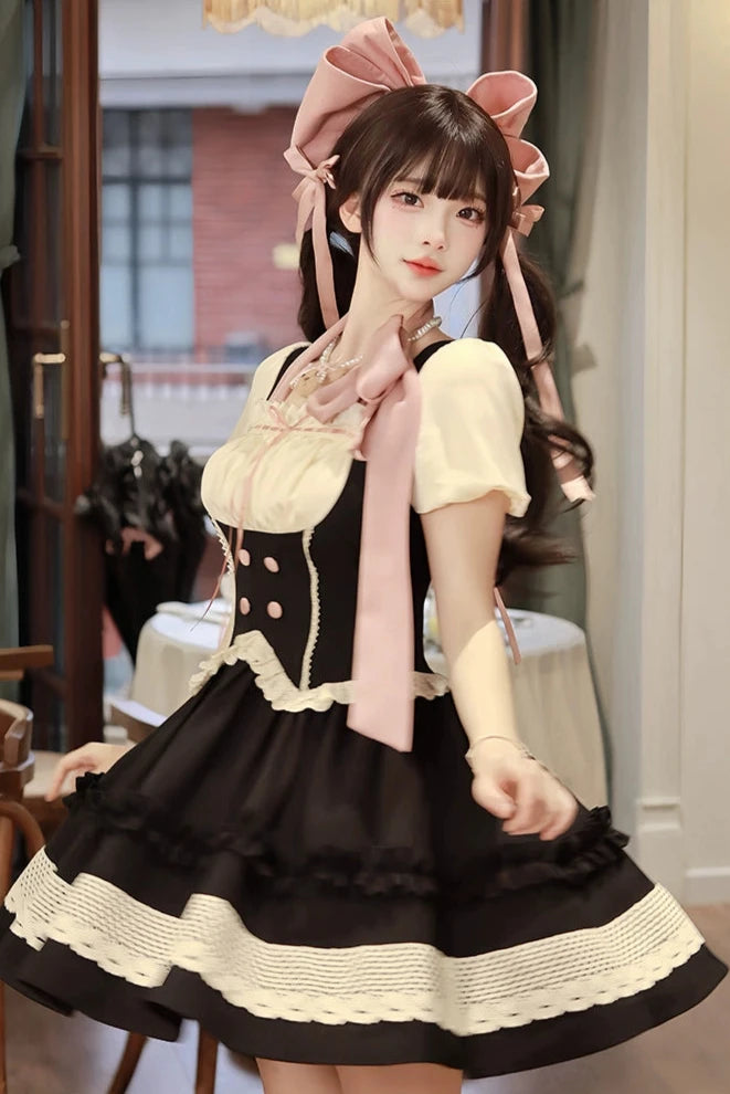 Sweetheart フェイクレイヤードワンピース