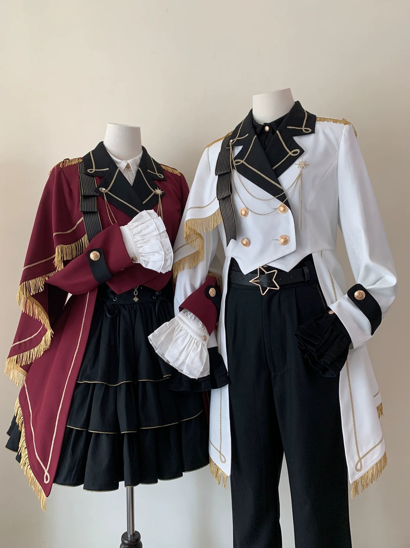 【再販・受注予約6/25まで】星巡夜 ベルト付きロングパンツ
