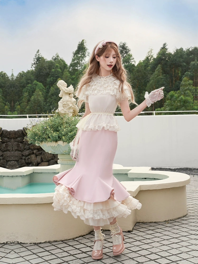 Love Diary フリルセットアップ　ショート丈・ロング丈