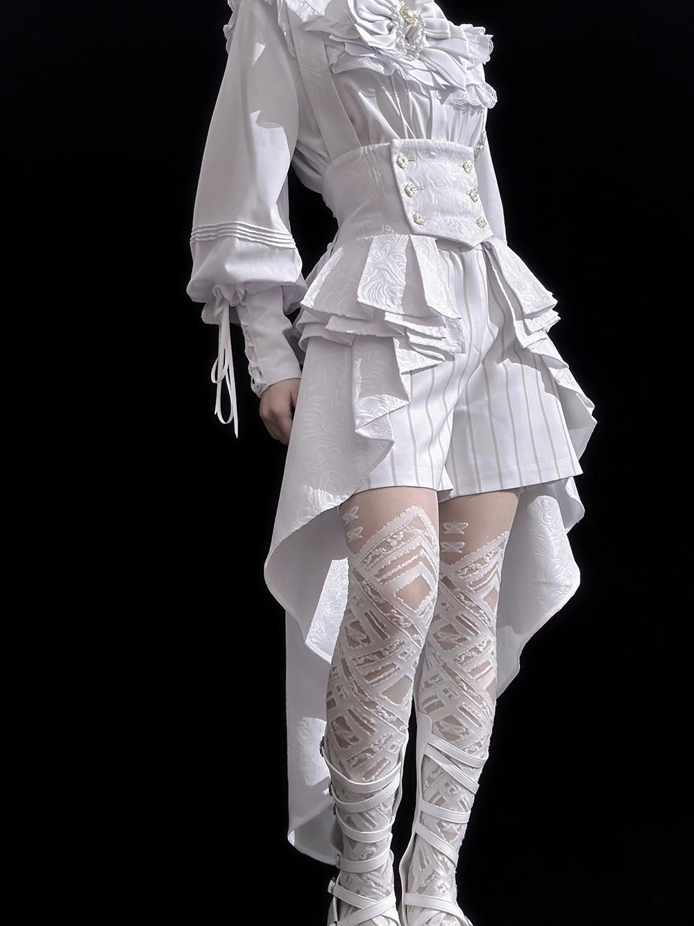 【予約販売】Rabbit Theater White Moonlight コルセットベスト