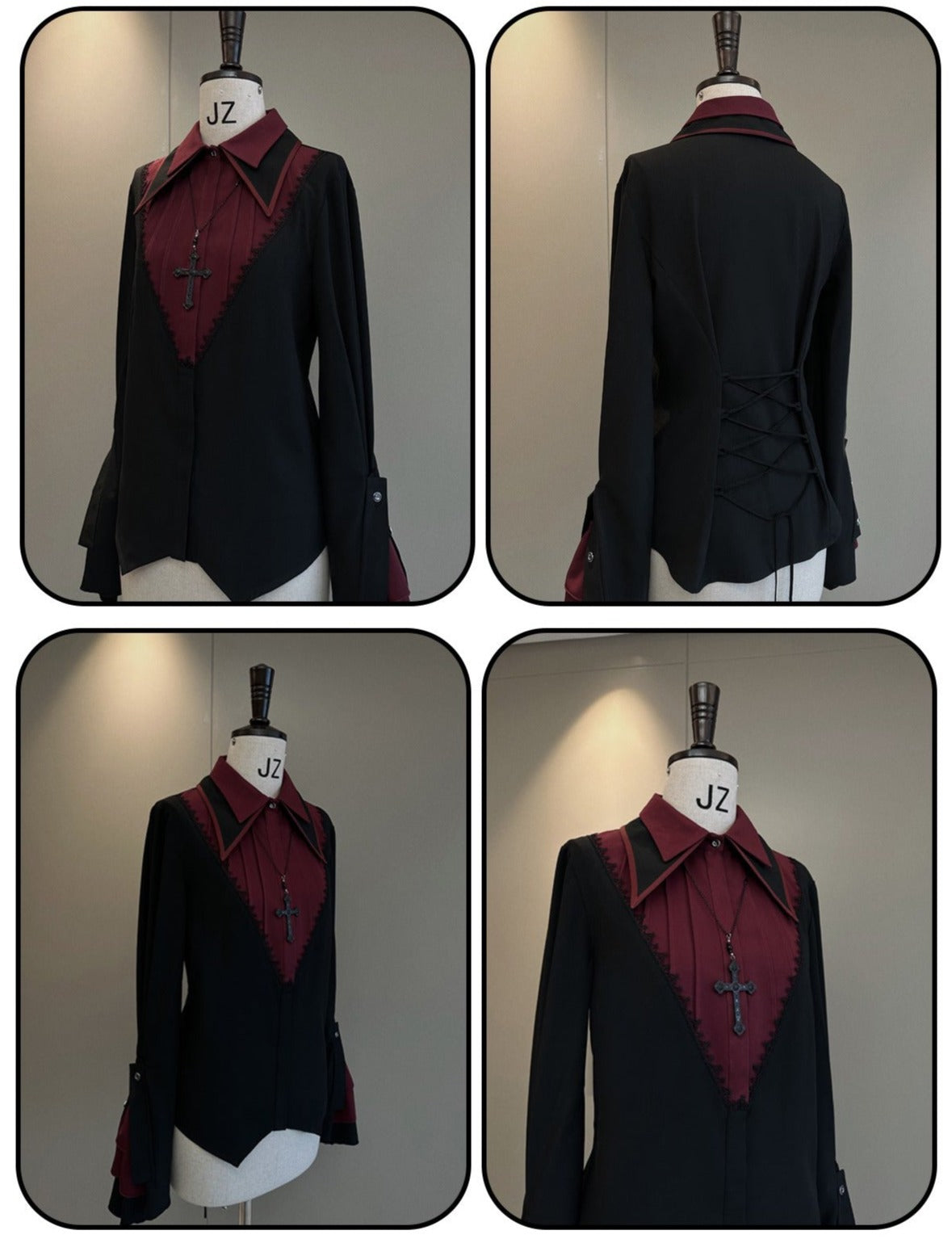 Praise of the Cross Cape Blouse