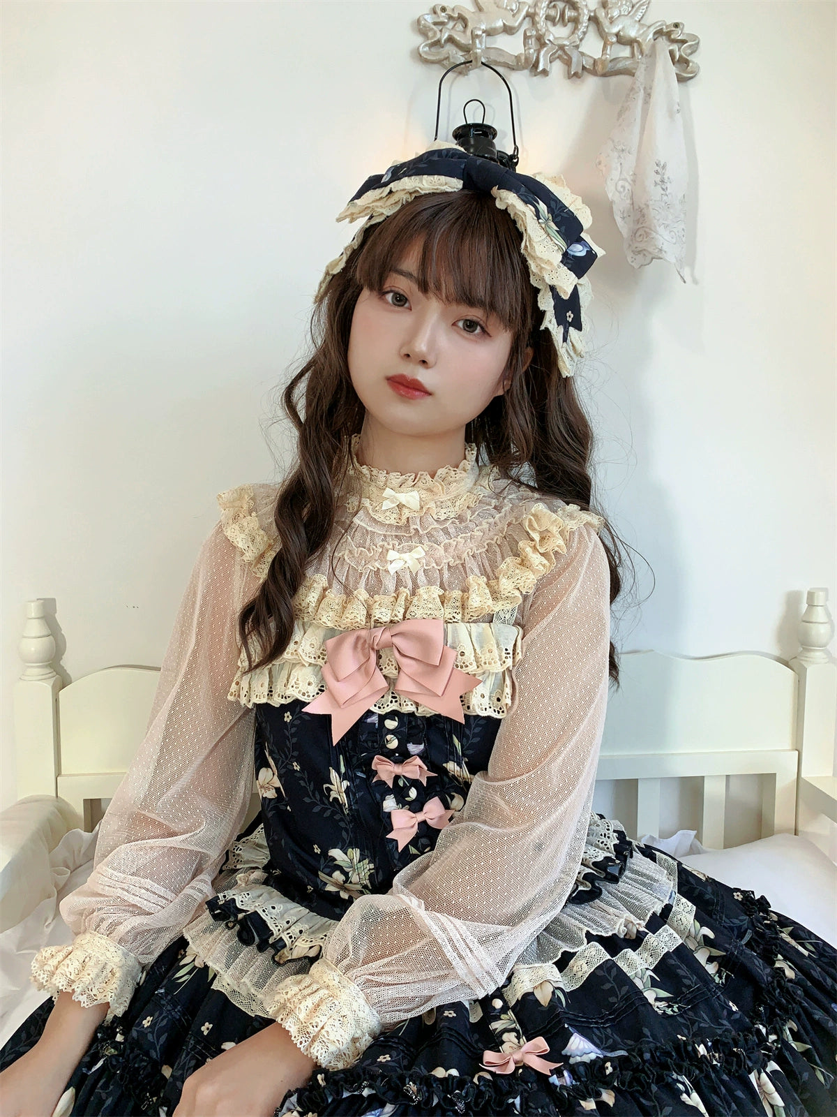 Lily and Wind Classical Print Skirt and Top