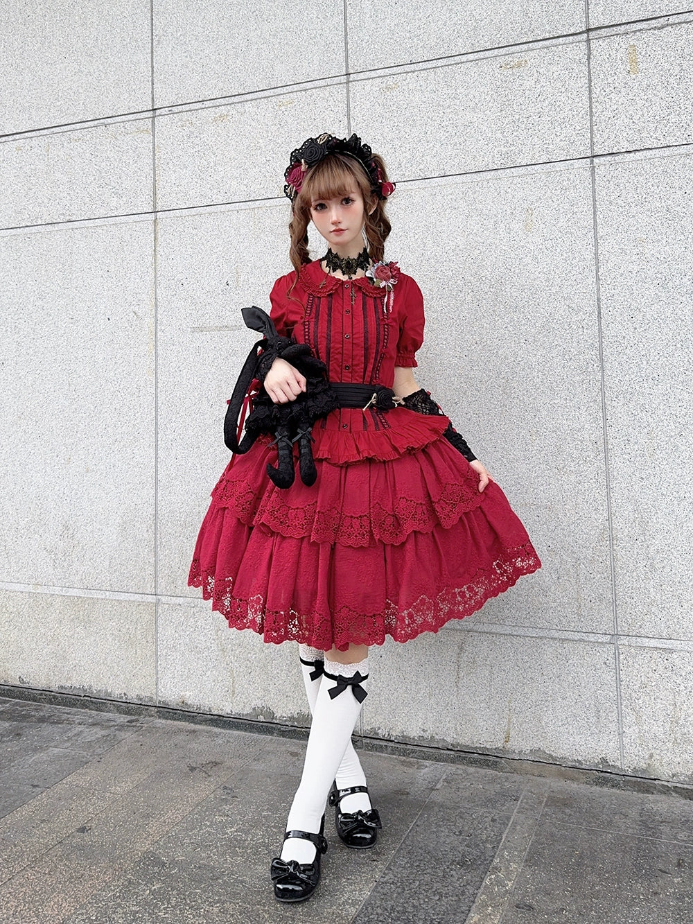 [Pre-order] Forest Rondo Lace Layer Skirt, 2-layer type