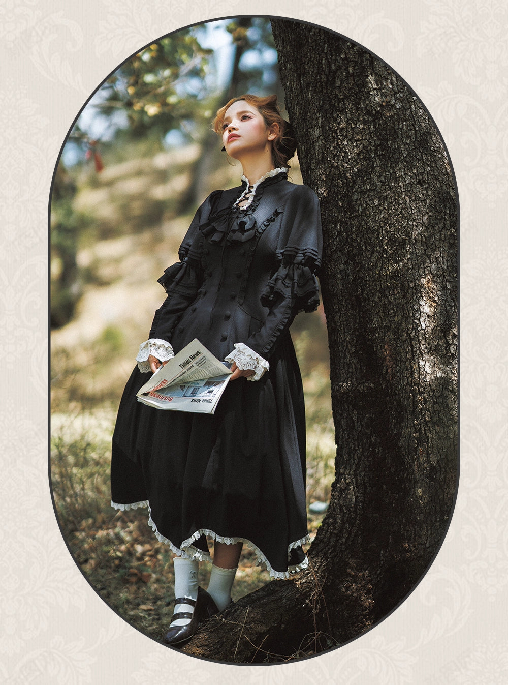 【受注予約7/31まで】Flores Ladyクラシカル花びらワンピース