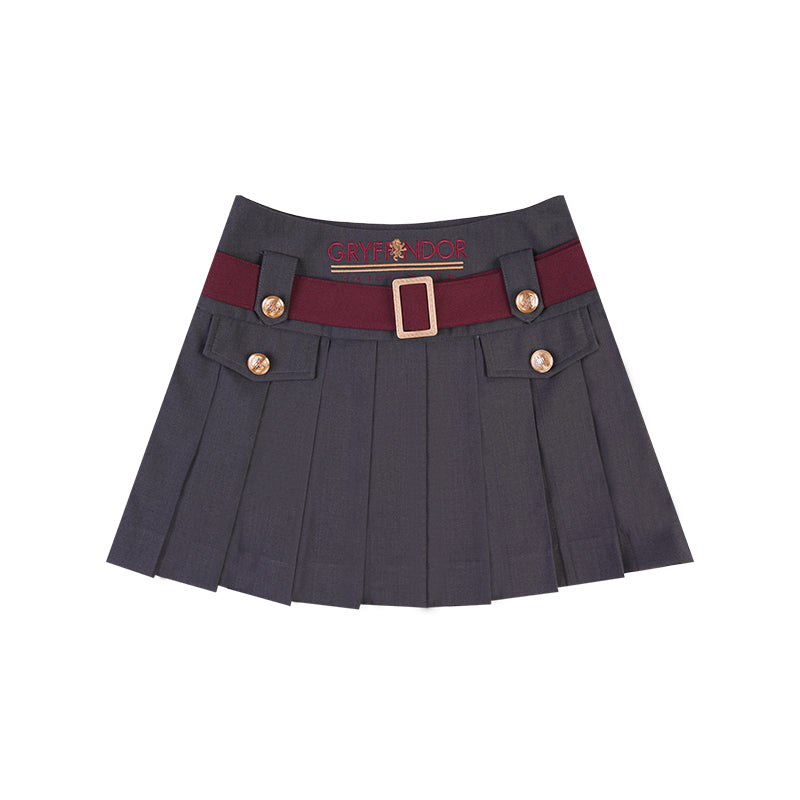 [Pre-order] Hogwarts School of Witchcraft and Wizardry Metal Button Miniskirt