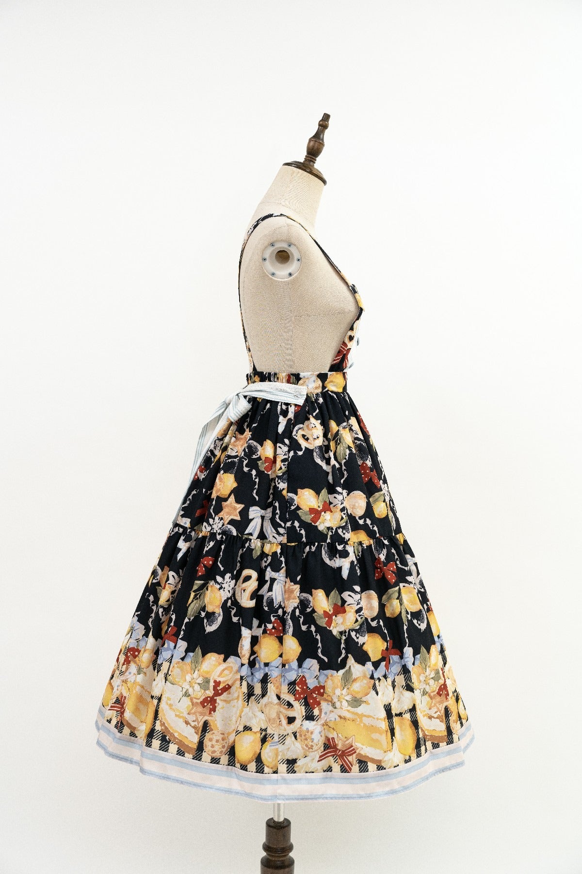 【受注予約6/26まで】Lemon Biscuit サスペンダースカート