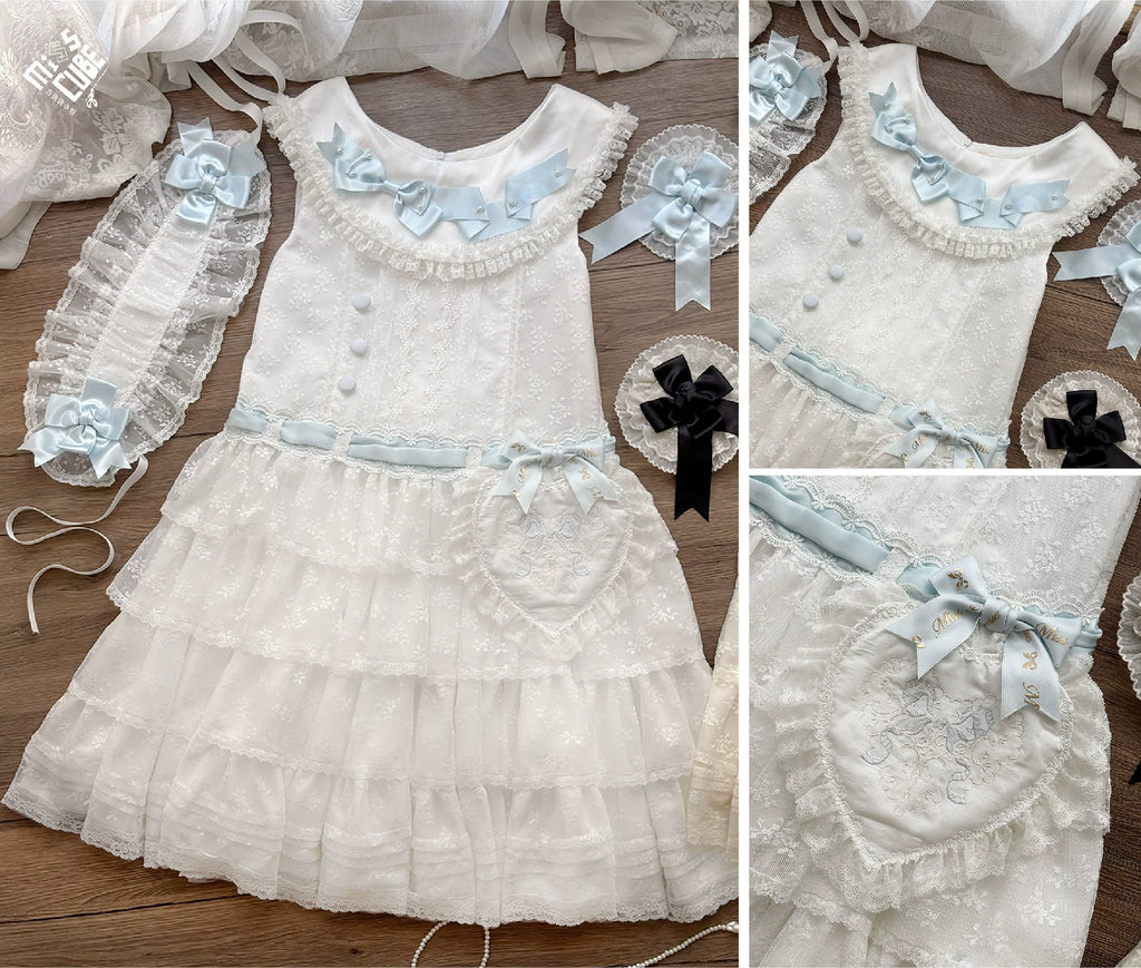 【受注予約10/13まで】Dream Lace ドールスタイルジャンパースカート