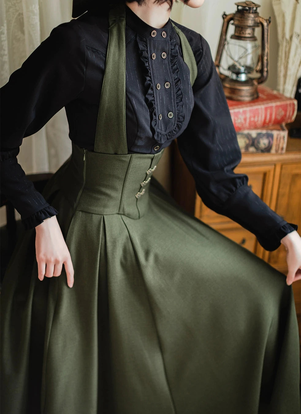 [Pre-order] Forest Carol Jumper Skirt, Long Length