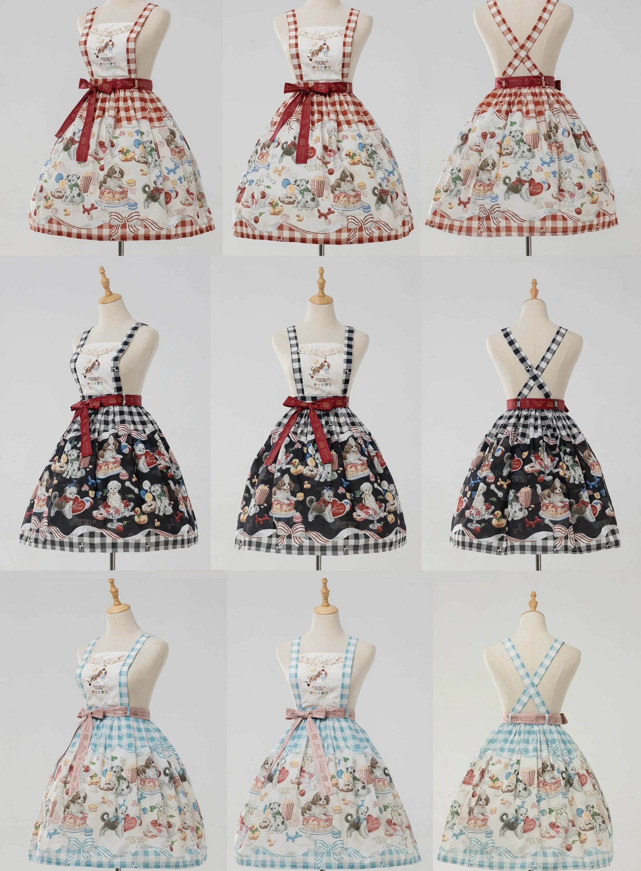 Puppy Patissier 2wayサロペットスカート