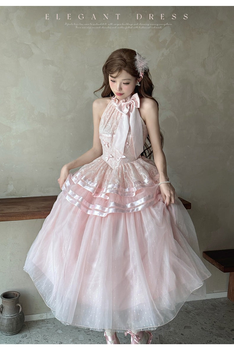 月光舞曲 ホルターネックドレス