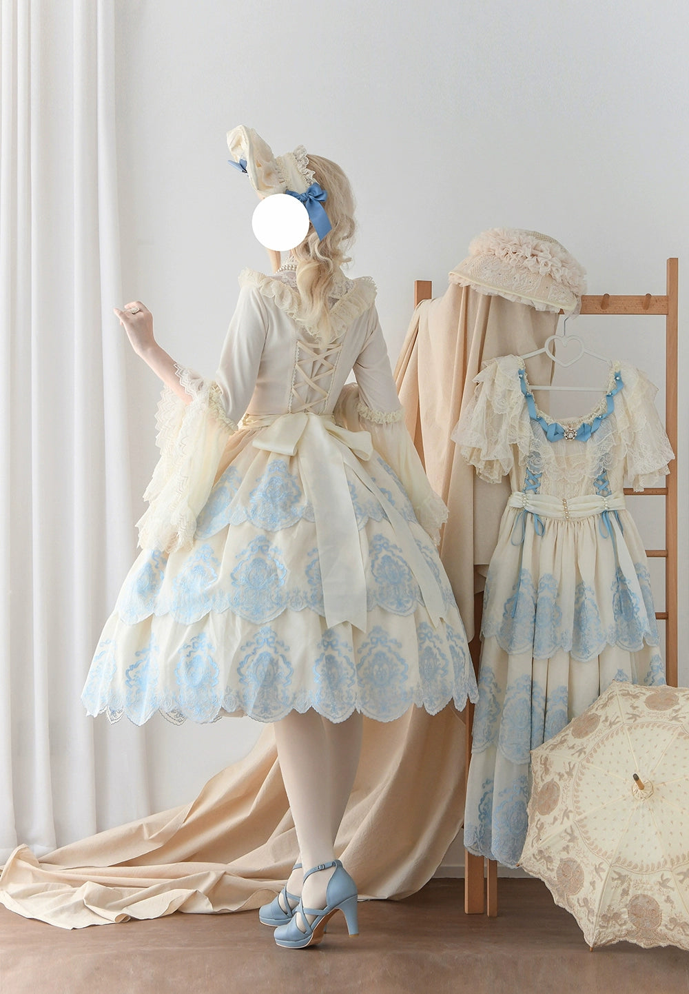 【受注予約9/25まで】Noble Garden 刺繍スカート