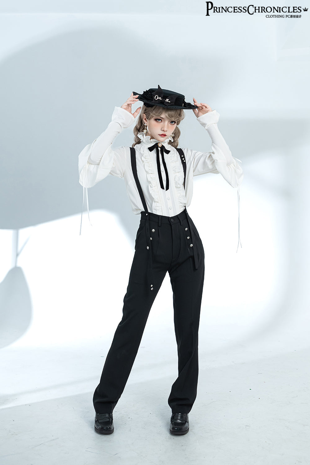 [Pre-order] Genne Prince style gathered sleeve blouse
