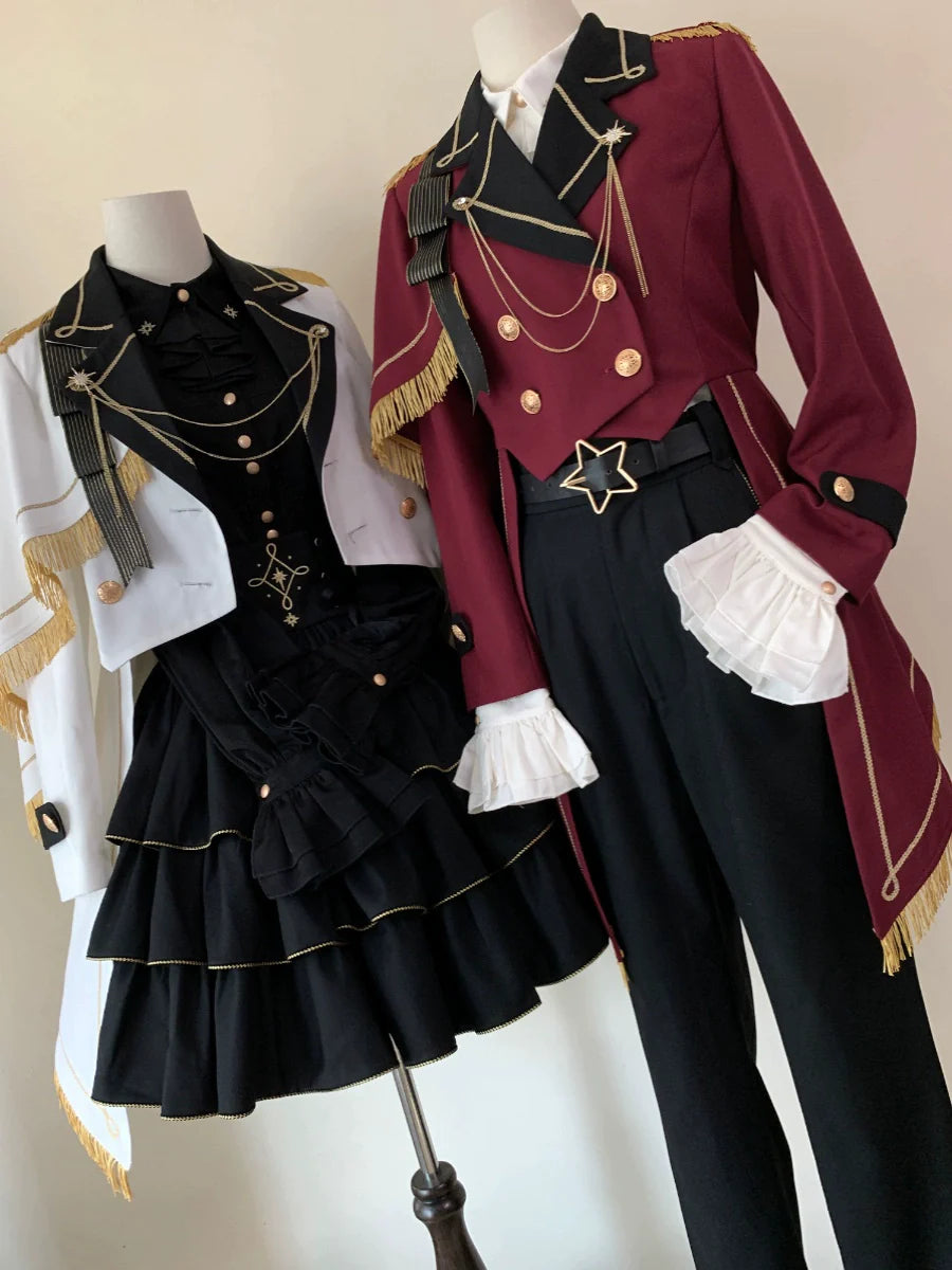 【再販・受注予約6/25まで】星巡夜 ベルト付きロングパンツ