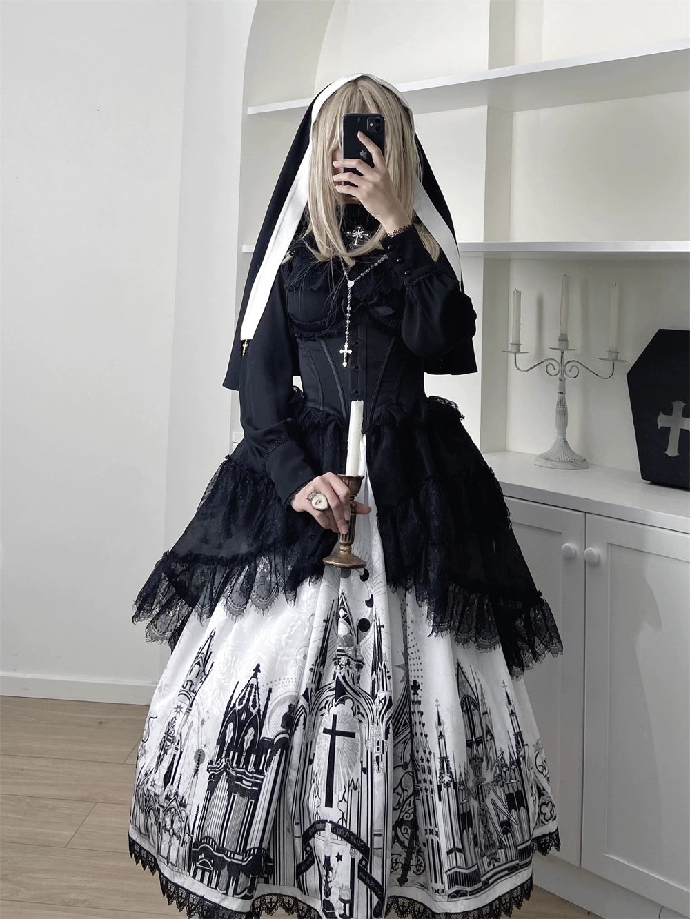 【販売期間終了】Sanctuary ゴスロリプリントスカート