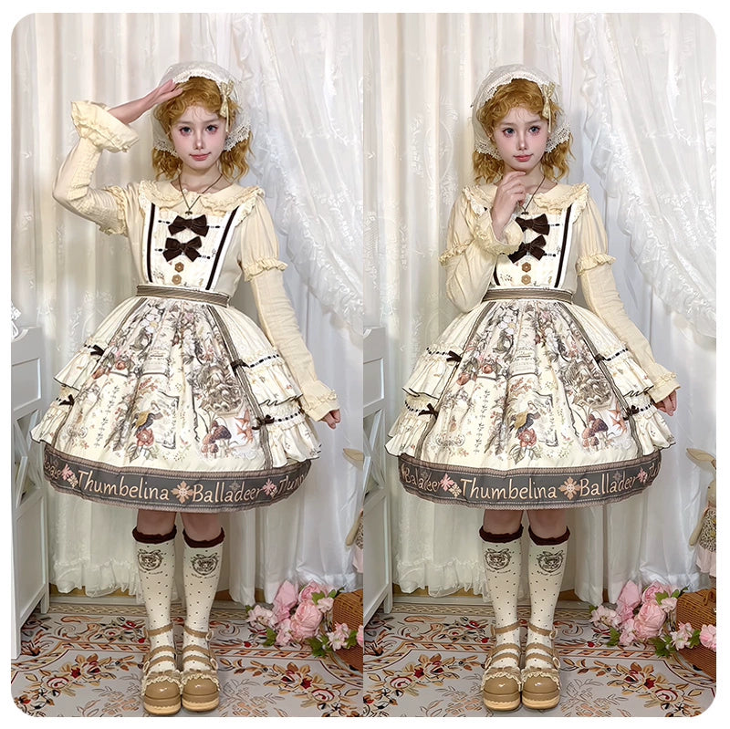 [Pre-orders until 2/26] Strawberry Manor Frill Blouse