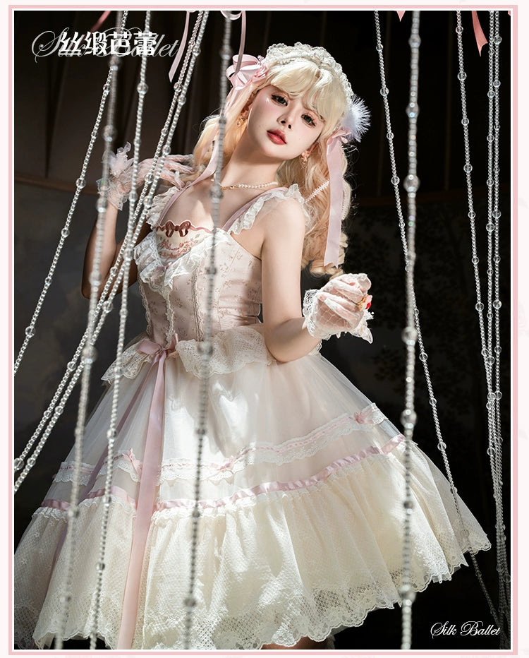 [Pre-orders available until 1/23] Silk Ballet Jumper Skirt - Mid-length
