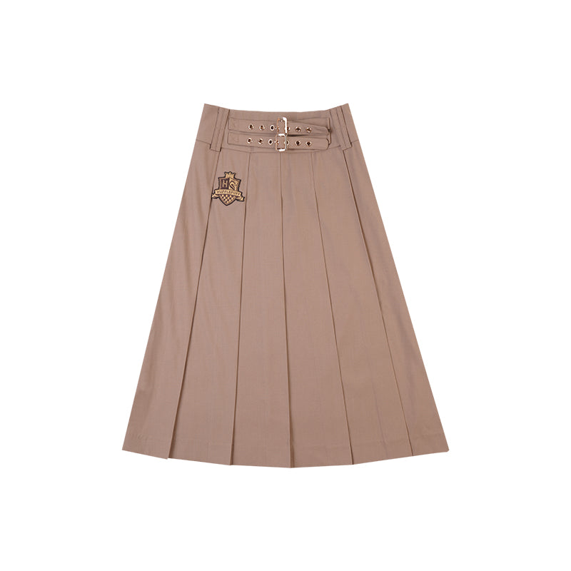 [Pre-order] Hogwarts School of Witchcraft and Wizardry Lined Midi Length Slit Skirt