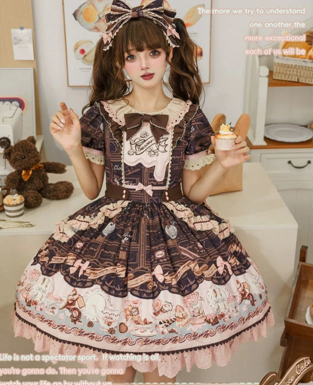 [Pre-orders until 10/24] Chocolat Dessert Can 2way Dress